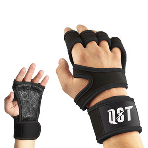 Guantes de Levantamiento de Pesas con Muñequeras - Agarre Adicional y Acolchado para Entrenamiento de Gimnasio, Cross Training y Fitness - Product Image 1