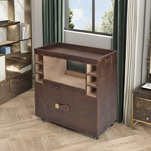 Meilleur design, accessoires de bar en cuir faits à la main, de luxe, personnalisés, porte-bouteilles de qualité supérieure, prix abordable - Product Image 1