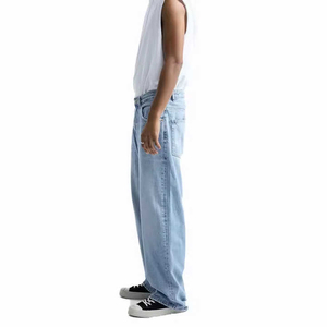 Jeans Anchos para Hombre al por Mayor, Estilo Retro Clásico, Holgados, Hip Hop, Vintage, Streetwear - Product Image 3