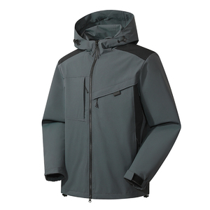 Hooded Loose Waterproof Windproof <b>Rain</b> Shell Jacket for <b>Men</b> Women Breathable Windbreaker Sports <b>Coat</b> for Mountaineering - Product Image 3