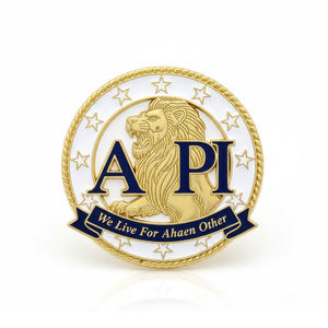 Emblèmes de voiture personnalisés en métal émaillé souple pour les clubs universitaires, les équipes scolaires et les cadeaux de sororités. - Product Image 1