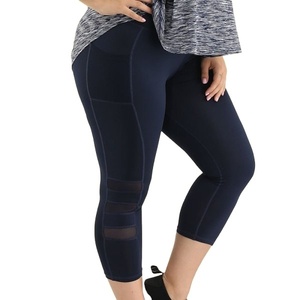 High Quality Custom Logo Capri Leggings <b>Sexy</b> Nylon <b>Yoga</b> <b>Pants</b> with Unique Design Exercise-Friendly and Hot-Selling for Women - Product Image 3