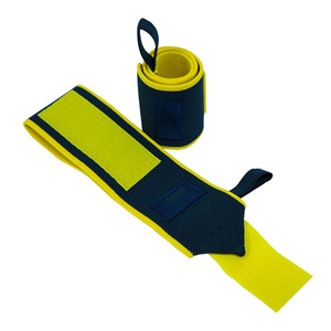 Bande de soutien pour poignet de musculation élastique avec logo personnalisé, fermeture à boucle/aimant, sangle de gym unisexe de haute qualité - Product Image 3