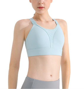 Sujetador deportivo de yoga de alta sujeción para mujer, transpirable, con doble tirante, de secado rápido y tallas grandes - Product Image 2