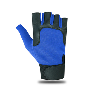 ถุงมือออกกำลังกายคุณภาพสูงสำหรับผู้ชาย แฟชั่นกีฬา ฟิตเนส หนังแท้ สำหรับใช้งานกลางแจ้ง ยกน้ำหนัก - Product Image 4