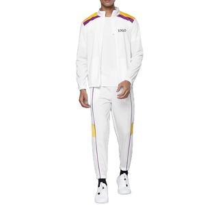 Survêtement de haute qualité pour hommes Logo personnalisé hommes vêtements de sport survêtement ensemble coton/polyester respirant hommes survêtement ensembles - Product Image 1