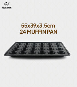 Molde para Muffins de Acero al Carbono Premium con Revestimiento Antiadherente de Granito Multicapa, Apto para Horno y Distribución Uniforme del Calor - Product Image 2