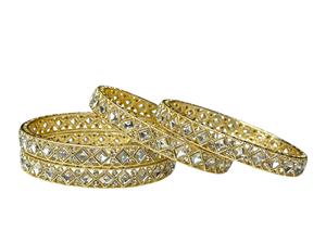 กำไลข้อมือสแตนเลสสตีลเคลือบทอง 24K ป้องกันการหมอง พร้อมไข่มุกเทียม ดีไซน์ทันสมัย เหมาะสำหรับงานแต่งงาน งานเลี้ยง ราคาขายส่งพรีเมียม - Product Image 3