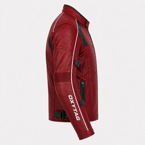 High Quality Custom Unisex Waterproof Windproof Breathable Leather Motorcycle <b>Racing</b> <b>Jacket</b> Customizable Color Logo for Winter - Product Image 2