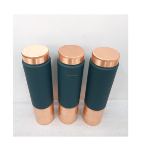Stylish Luxury Elegant Copper Water <b>Bottle</b> for Seamless Design Antioxidant Properties Eco-Friendly Boiling Applicable - Product Image 3