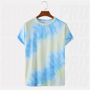 Camisetas Tie Dye Modernas al por Mayor para Hombre, Nuevo Estilo de Moda, 100% Algodón, Lisas, Talla Grande, Ropa Urbana Informal de Verano - Product Image 1