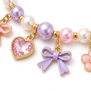 Collar de Perlas para Perro con Cuentas de Macaron, Collar Personalizado con Colgante para Mascotas, para Marcas de Comercio Electrónico y Redes Sociales - Product Image 5