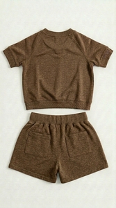 Shorts en coton confortables pour hommes, taille élastique, décontractés, légers, respirants, unis, pour l'été, à porter au quotidien - Product Image 4
