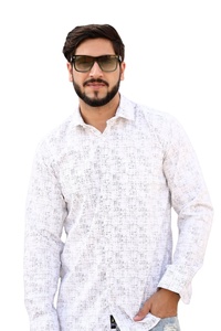 Camisas informales de playa completas para hombre personalizadas de importación Premium al por mayor, Polo transpirable estampado de algodón 100% teñido de talla grande ajustado - Product Image 6