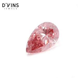 Diamants fantaisie légers cultivés en laboratoire D'vins, qualité VVS-SI, taille poire, 1-4 carats, en stock depuis Surat pour la fabrication de bijoux - Product Image 3