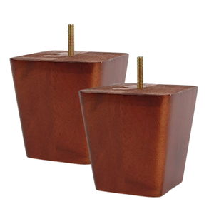 Modern Solid Wood Furniture <b>Legs</b> Heavy Duty Square <b>Sofa</b> Feet Replacement <b>for</b> Living Room Couch Restoration and Upgrade - Product Image 2