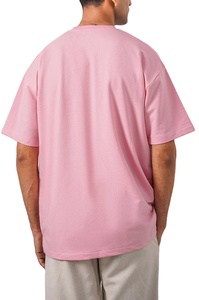 Camiseta de alta calidad 100% algodón para hombre, manga corta, corte holgado, cuello redondo. - Product Image 2