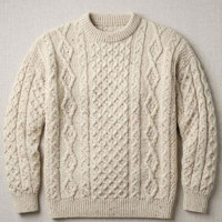 Pull en polyester tricoté doux pour homme, personnalisable, de haute qualité, mode hiver, confortable, respirant, avec logo frontal, léger et chaud