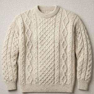 Pull en coton doux tricoté, mode hiver, confortable, respirant, logo frontal, léger et chaud - Product Image 4