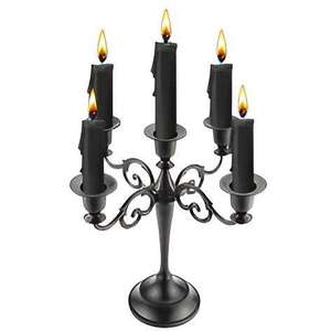 Candélabre en aluminium à 7 bras, style unique, motif gaufré, luxe royal, grand modèle lourd pour mariage, fête, Saint-Valentin, anniversaire - Product Image 2