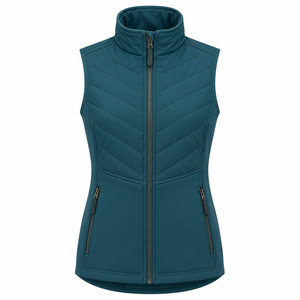Chaleco de equitación para mujer, cómodo para usar en capas al aire libre, poliéster, spandex, nailon, sin mangas, OEM - Product Image 6