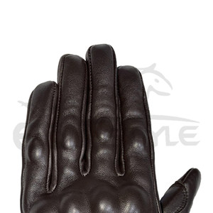 Gants de course en cuir pleine main de qualité supérieure, taille personnalisée, pour moto, avec protection des articulations et haute adhérence - Product Image 4