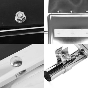 2 Pezzi Parafanghi Universali Cromati in Acciaio Inox da 24 Pollici per Camion e Accessori Auto - Product Image 3