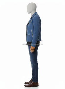 High Quality <b>Men</b> Suede Maroon Leather 2025 <b>Men</b> Slim Fit Winter Fashion Design Real Leather <b>Jacket</b> - Product Image 2