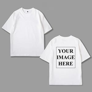 T-shirts à manches courtes 100 % coton personnalisables de haute qualité, votre design, séchage rapide, respirants, faible MOQ, fourniture directe d'usine - Product Image 5