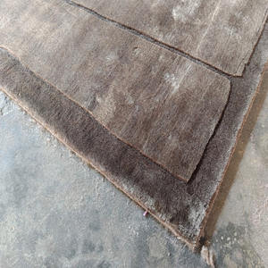 Alfombra de Lana de Nueva Zelanda Hecha a Mano, Moderna, de Color Sólido, Antideslizante, Apta para Mascotas, de Pelo Largo, Suave y Lujosa, para Sala de Estar, Picnic - Product Image 6