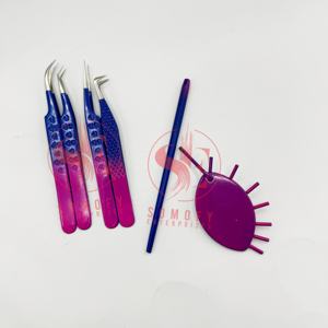 Pince à épiler professionnelle en acier inoxydable la plus vendue miroir à cils durable de marque privée en gros - Product Image 5