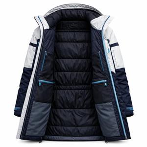 Veste de ski imperméable pour homme, veste de snowboard coupe-vent d'hiver, veste thermique à capuche rembourrée, vêtements de sport multi-poches, parka - Product Image 5