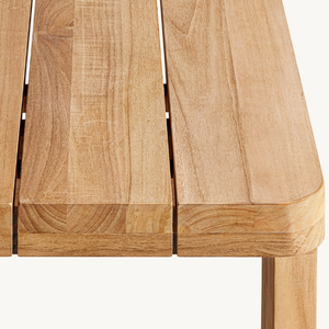 Mesa rectangular de madera en oferta, estilo moderno y sencillo, adecuada para restaurantes al aire libre, duradera. - Product Image 5