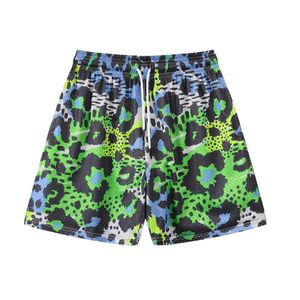 Shorts de course en mesh bleu marine à imprimé sublimation, séchage rapide, respirant, en polyester, pour la gym, l'entraînement et le streetwear - Product Image 3