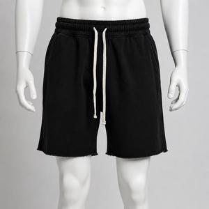 <b>Men's</b> <b>shorts</b> Acid Wash <b>Shorts</b> 100% Cotton French Terry <b>Fleece</b> Customizable Sun Faded High Street Vintage Washed <b>shorts</b> for <b>men</b> - Product Image 3