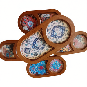 Premium Wooden Breakfast Serving Tray Printed for Tea Coffee & Snacks <b>Kitchen</b> Dining Decorative Home Tray - Product Image 2