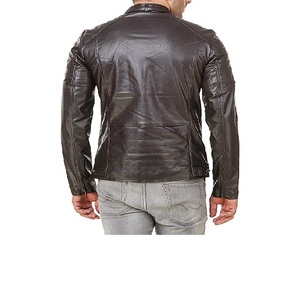 Chaqueta de Cuero PU para Hombre, Estilo Casual, de Alta Calidad, para Motociclistas, Chaquetas PU Ajustadas Personalizadas - Product Image 4