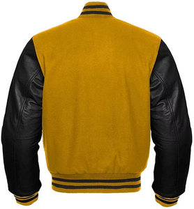 Custom Hooded Eco-Friendly Breathable Front <b>Slim</b> <b>Fit</b> Letterman Fleece <b>Jacket</b> Wool Body Cotton Sleeves Autumn Wear Smart Stylish - Product Image 6