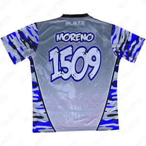 T-shirt de sublimation de coupe ajustée en polyester sur mesure/T-shirts de sublimation en polyester de coton T-shirts pour hommes - Product Image 2