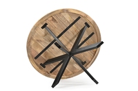 Table à manger pliable de forme ronde avec pieds en X, meubles pour la maison