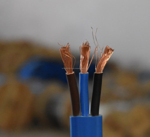 2.5ตร. ม. ปั๊มน้ำ3แกนสายแบนพีวีซีหุ้มฉนวนลวดทนน้ำยืดหยุ่นสำหรับปั๊มน้ำลึกและลึก - Product Image 3