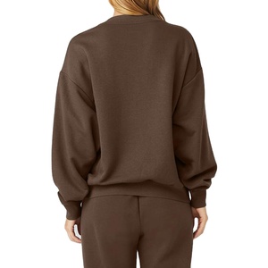 Nuevas sudaderas casuales de última moda, sudaderas con hombros caídos, sudaderas transpirables con estampado de figuras, 100% algodón, ropa de calle para mujer, sudaderas 2026 - Product Image 4