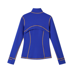 Chaqueta de Yoga Azul con Cierre Completo Sigma Gamma Rho, Chaqueta Deportiva Ligera, Ropa Deportiva de Manga Larga, Ropa Informal para Entrenamiento - Product Image 2