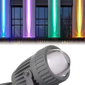 ไฟส่องสว่าง LED อลูมิเนียม 2700K แสงเดย์ไลท์ IP65 ปรับได้ น้ำหนักเบา ติดผนัง สำหรับสวนกลางแจ้ง ความสว่างสูง 120lm/w - Product Image 4