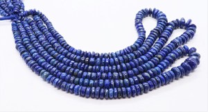 Cuentas Redondas Lisas de Lapislázuli Natural AAA de 6-9 mm, Cuentas Graduadas de Lapislázuli de 17 Pulgadas para la Fabricación de Joyería al por Mayor - Product Image 5