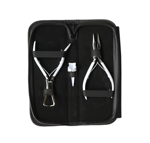 Hot Selling New Arrival Stainless Steel Hair Extension <b>Pliers</b> <b>Sets</b> Kit With Sectioning Tool Hair Extensions Tools - Product Image 1