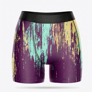 High Waist Printed <b>Mens</b> <b>Compression</b> <b>Shorts</b> Quick Dry Gym Fitness Running Training Sports Sublimation Wholesale Supply - Product Image 1
