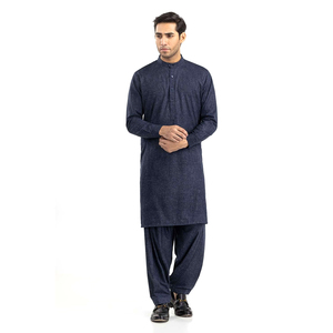 OEM ODM Customized Fabric Traditional Stylish <b>Men</b> <b>Shalwar</b> <b>Kameez</b> Ethnic Fashion Wear <b>Men</b> Casual <b>Shalwar</b> <b>Kameez</b> Sets - Product Image 1