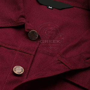 Chaqueta de Mezclilla para Hombre de Primera Calidad, Cálida, Cómoda, de Secado Rápido y Transpirable, con Logotipo Frontal, en Oferta - Product Image 6