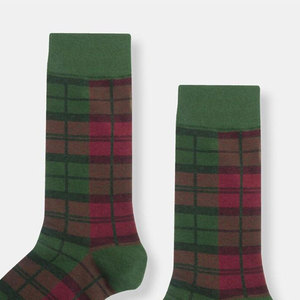 Wallace Red Green Tartan Pattern Traditional Scottish <b>Socks</b> for Kilts Highland Outfit Top Selling 2026 - Product Image 6